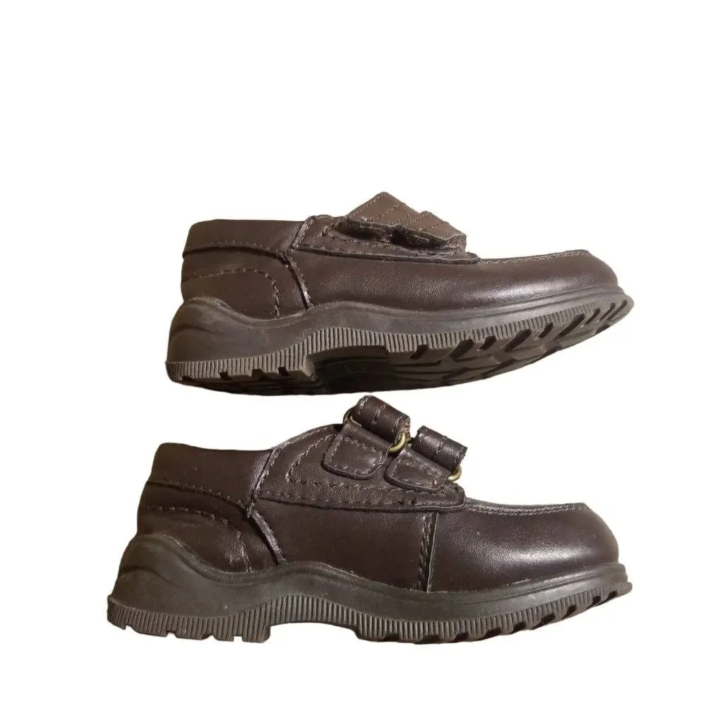 Children's place brown dress shoes 6
